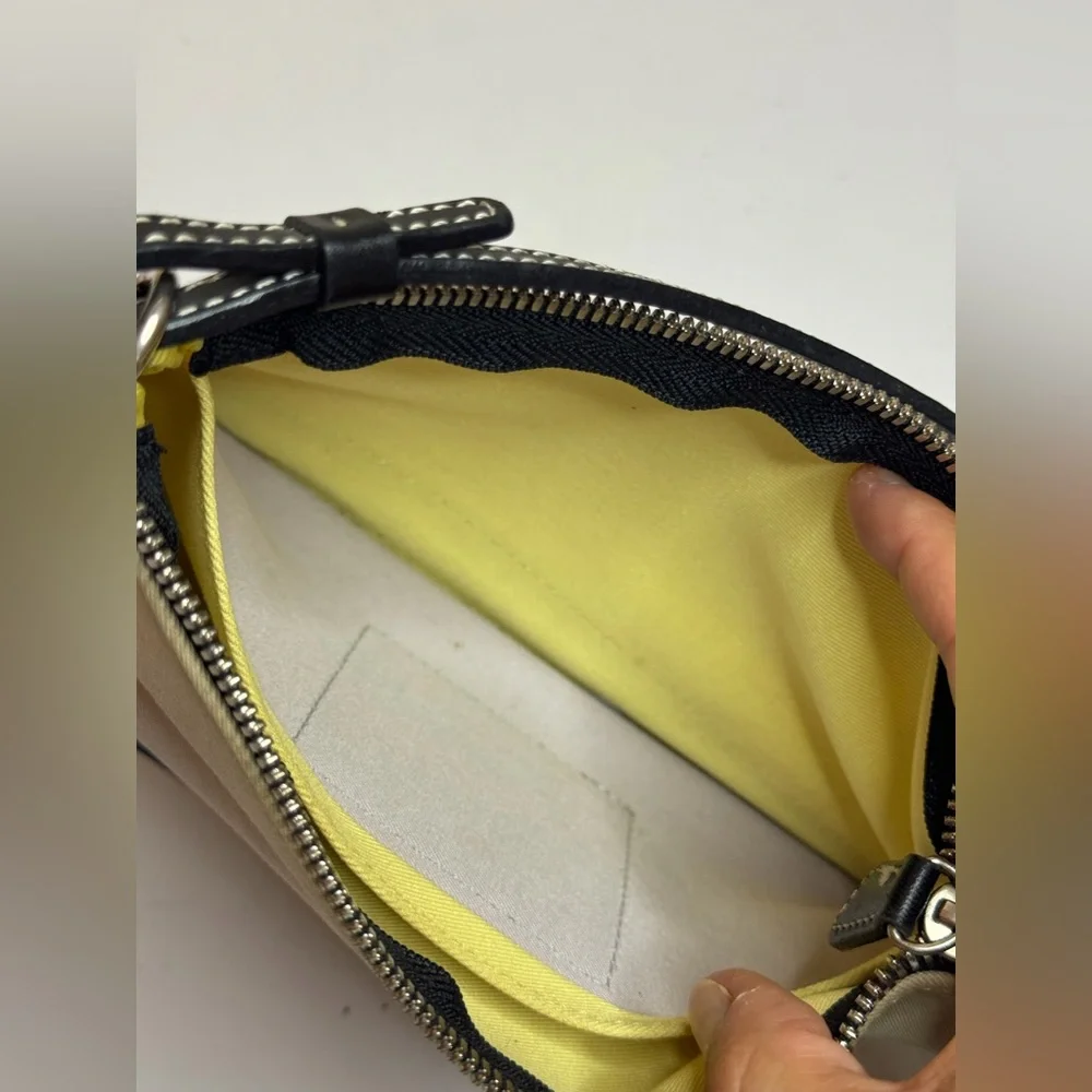 Coach Y2K Hampton Demi Mini Hand Bag Shoulder Bag Canvas/Leather - Picture 13 of 13